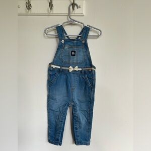 SOLD Oshkosh B’gosh Overalls with Bow Accent - Blue